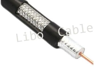 Low Loss 200 Coaxial Cable with PVC Jacket , Flexible Braided 50 Ohm Cable for WLL GPS